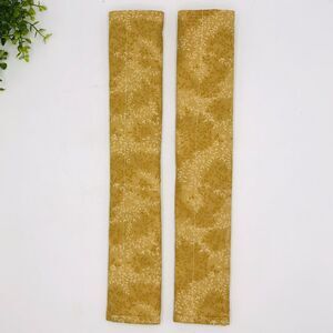 Set of 2 Refrigerator Handle Covers, Reversible, Neutral Tans Beige 14x5